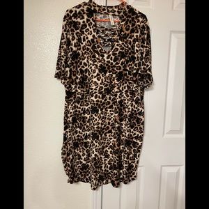 NWOT leopard dress